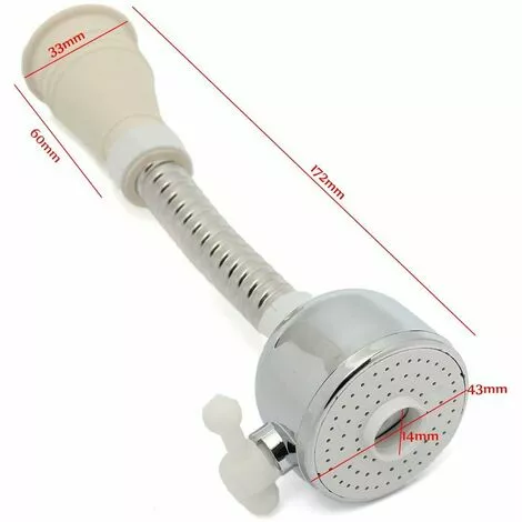 ECHOO Kitchen Tap Spray Head,Kitchen Taps Faucet Bubbler Faucet Sprayer Attachment - Image 5