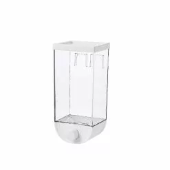 Unbranded Kitchen Food Storage Easy Press Container Cereal Dispenser Wall Mounted