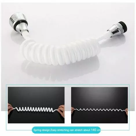 EINEMGELD 360 Rotating Faucet Spray Head, 360 Rotating Water Saver, Faucet Extension Kitchen, Water Saving Filter Jet Regulator, Faucet Spray Head For Kitchen Sink And Bathroom Shower - Image 4