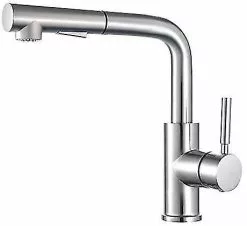 Unbranded Faucet Kitchen Kitchen Faucet Extendable High Pressure 360 Rotatable, Mixer Faucet Stainless Steel With 2 Jet Types For Kitchen / Sink / Bar / Mobil