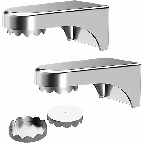 NAXUNNN 2 Pieces Magnetic Soap Dishes, Stainless Steel Magnet Soap Dish, Wall Mounted Soap Holder With 4 Lids For Sink Washbasin, Kitchen Bathroom