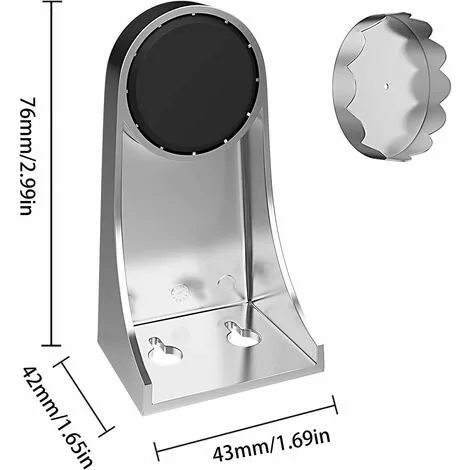 NAXUNNN 2 Pieces Magnetic Soap Dishes, Stainless Steel Magnet Soap Dish, Wall Mounted Soap Holder With 4 Lids For Sink Washbasin, Kitchen Bathroom - Image 3