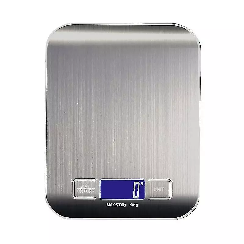 Shlyl Digital Kitchen Scales 10kg /1g Stainless Steel Electronic Scales Back-lit Lcd