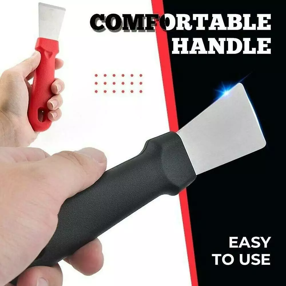 LetsGO Multipurpose Kitchen Cleaning Spatula, Gap Range Hood Decontamination Spatula, Stainless Steel Ice Remover Shovel Fridge Cleaning Tool, Refrigerator D - Image 3