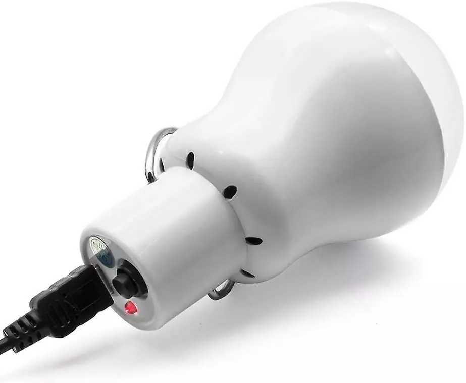 LetsGO Solar Powered Led Bulb - Portable Usb Charge Lantern Lamp Spotlight Indoor Office Kitchen Reading With Solar Panel For Outdoor Hiking Camping Tent Fis - Image 3