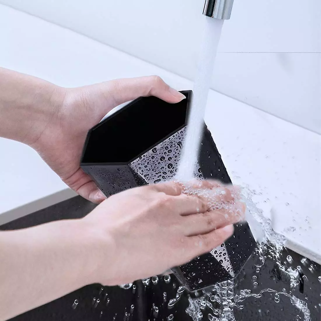 LetsGO 2 Pack Mini Car Trash Cans With Lid, Diamond Design, For Car, Home, Office, Kitchen, Bedroom - Image 4