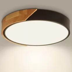 LetsGO Led Ceiling Light 24w 2400lm Led Ceiling Lamp Modern Round Neutral White 4500k 30*5cm Bedroom Kitchen Living Room Balcony Hallway