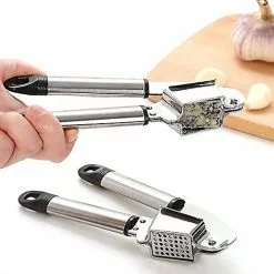 LetsGO Indoor Stainless Steel Garlic Press Pound Garlic Garlic Garlic By Hand Chopping Peeled Garlic Artifact Kitchen Gadgets