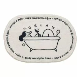 PESCE Soft Cozy Cartoon Bath Rugs Living Room Mat Bath Mats Non Slip Bathroom Cute Door Mat Bathroom Carpet Bedroom Durable Kitchen Doormat Area Rug Runner Rug (16" X 24", 04)-16" X 24" 4