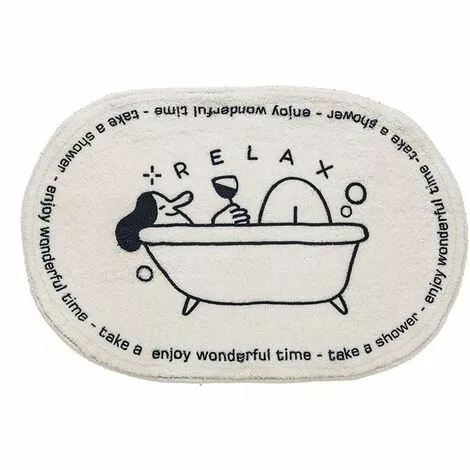 PESCE Soft Cozy Cartoon Bath Rugs Living Room Mat Bath Mats Non Slip Bathroom Cute Door Mat Bathroom Carpet Bedroom Durable Kitchen Doormat Area Rug Runner Rug (16" X 24", 04)-16" X 24" 4