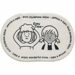 PESCE Soft Cozy Cartoon Bath Rugs Living Room Mat Bath Mats Non Slip Bathroom Cute Door Mat Bathroom Carpet Bedroom Durable Kitchen Doormat Area Rug Runner Rug (16" X 24", 04)-24" X 35" 3