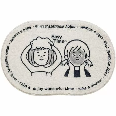 PESCE Soft Cozy Cartoon Bath Rugs Living Room Mat Bath Mats Non Slip Bathroom Cute Door Mat Bathroom Carpet Bedroom Durable Kitchen Doormat Area Rug Runner Rug (16" X 24", 04)-24" X 35" 3