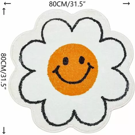 PESCE Soft Cozy Cartoon Bath Rugs Living Room Mat Bath Mats Non Slip Bathroom Cute Door Mat Bathroom Carpet Bedroom Durable Kitchen Doormat Area Rug Runner Rug (16" X 24", 04)-24" X 35" 3 - Image 3