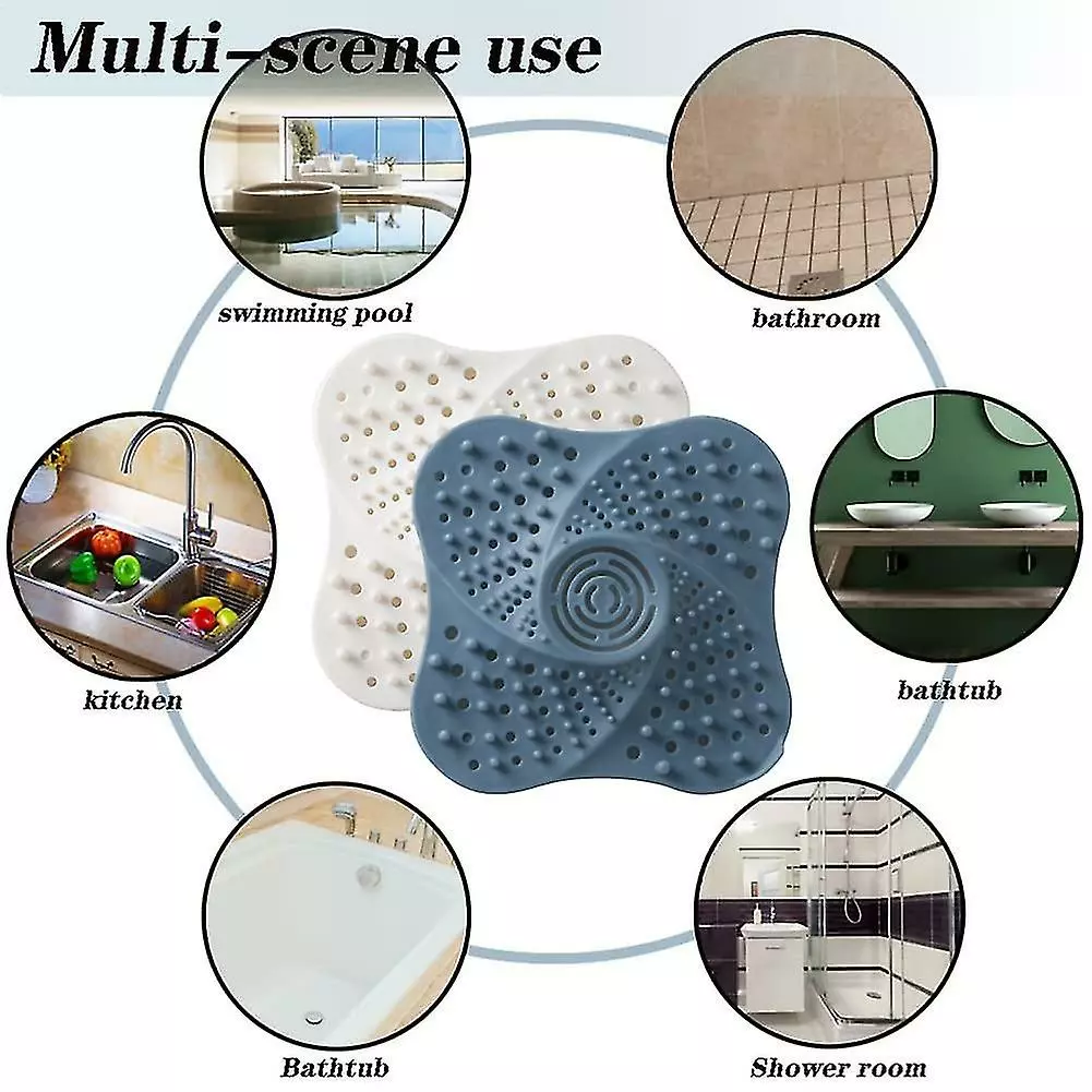 Unbranded Pieces Shower Hair Catcherhair Filter For Shower With Suction Cup Sieve Sink Stopper Bathtub Anti Hair Filter Shower Plug Filter Bathtub For Kitchen S - Image 5