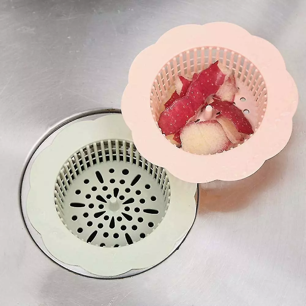 Unbranded Floor Drain For Dry And Wet Area Plastic Shower Floor Drain Bathroom Hair Strainer Kitchen Floor Drain Sink Bathroom White - Image 2