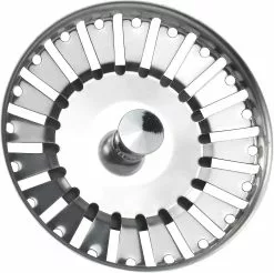 Unbranded 4pcs Sink Strainer/sink Plug Stopper Sink Plug Hole Kitchen/bathroom Strainer 84mm Diameter With Ball End, Stainless Steel