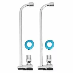 Unbranded 2x Pot Filler Kitchen Sink Faucet Wok Faucet Wall Mounted Pot Filler Faucet (300mm)