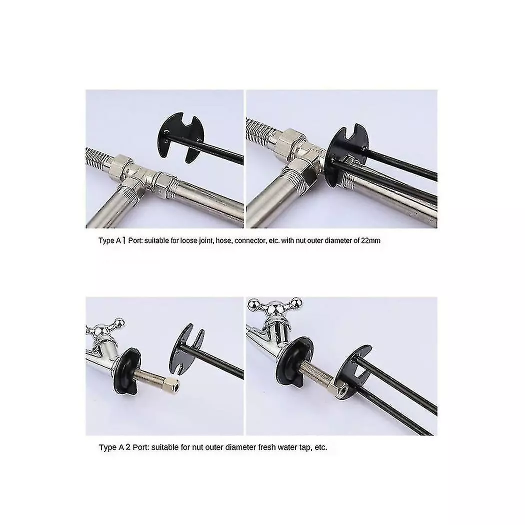 Unbranded Kitchen Repair Plumbing Tool Sink Faucet Key Plumbing Pipe Four-claw Wrench Bathroom Wrench Tool Se - Image 4