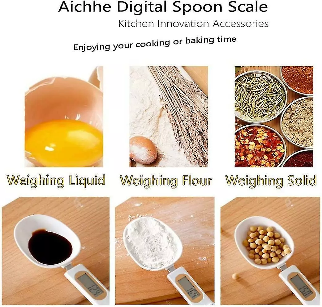 Unbranded Food Scale Spoon, Digital Kitchen Scale High Precision Small Scale With Tare Function Weighing And Measuring Dry Liquid Ingredient Milk Tea Flour1pcsw - Image 4