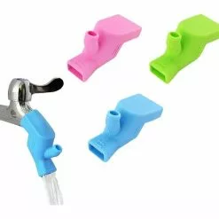 Way 3 Pcs Child Faucet Extension, For Bathroom Kitchen Washing Hands And Face Baby Faucet Extender Food Grade Silicone Faucet Extensions For Kids