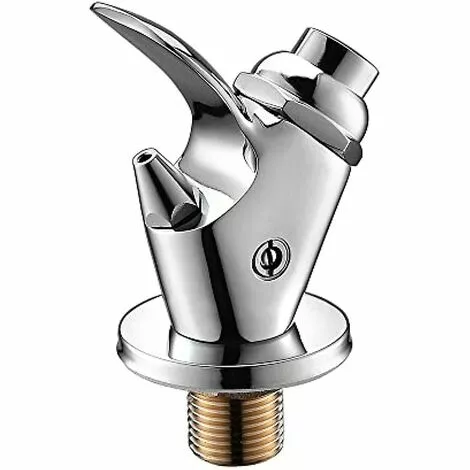 TUMALAGIA Drinking Water Filter Faucet For Bathroom Kitchen Outdoor Brass Press Drinking Water Filter Faucet Fit For 12 Inch Fip Supply Pipe Connector