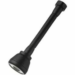 BOED 360° Rotatable Tap Head Faucet Extender Splash-Proof Kitchen Tap Sprayer With 3 Modes Water Saving Black Copper Water Tap Head (Long)