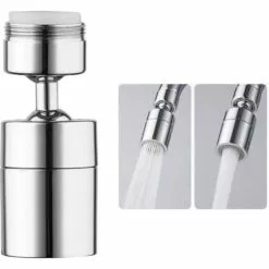 BOED Faucet Aerator 360 Degrees Swivel Faucet Spray Aerator Kitchen Tap Water Saving Nozzle Sprayer Big Angle Bathroom Basin Dual-function Lengthen Extender,model: Type 2