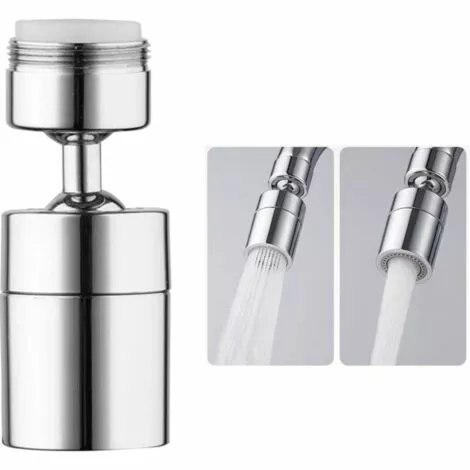 BOED Faucet Aerator 360 Degrees Swivel Faucet Spray Aerator Kitchen Tap Water Saving Nozzle Sprayer Big Angle Bathroom Basin Dual-function Lengthen Extender,model: Type 2