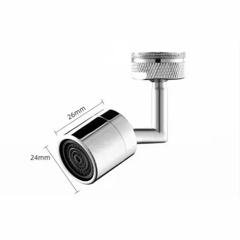 BOED Universal Splash Filter Faucet, 720° Swivel Faucet Aerator For Kitchen Bathroom A - Image 3