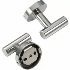 NICEONE Bathroom Towel Hooks, SUS304 Stainless Steel Polished Chrome Finish, Clothes Hook, Modern Wall Hook Holder For Kitchen Garage Hotel Wall Mounted (2 Pack)