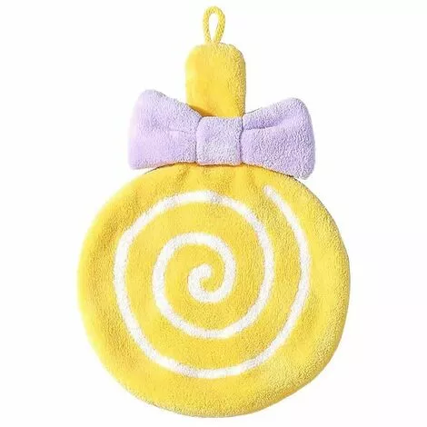 XINUY Small Hand Towel, Hand Towel, 4 Piece Kitchen Hand Towel Set, Coral Fleece Hanging Towel - Image 3