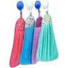 XINUY 4 Pieces Hanging Hand Towels Quick Dry Hand Towel Coral Velvet Kitchen Towel
