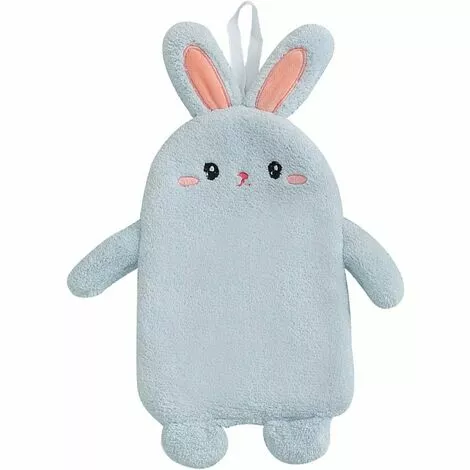 XINUY Hand Towels, Kitchen Decorative Rabbit Hand Towels - Thick Hanging Hand Towels - Image 4