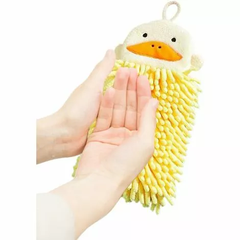 XINUY Chenille Animal Hand Towels To Embroider, Kitchen - Duck Embroidery - Image 3