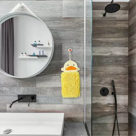 XINUY Chenille Animal Hand Towels To Embroider, Kitchen - Duck Embroidery - Image 4