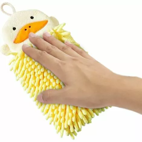 XINUY Chenille Animal Hand Towels To Embroider, Kitchen - Duck Embroidery - Image 5