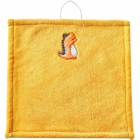 XINUY Set Of 3 Small Hanging Hand Towels For Kitchen And Bathroom - Dinosaur, Rabbit, Pig - Image 2