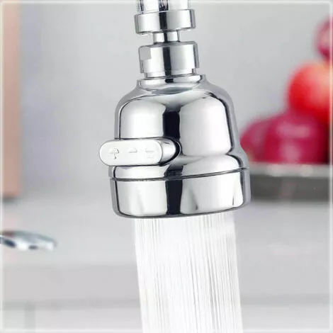 HEGUYEY Swivel Faucet Aerator, Aerator Faucet Water Saving Extension Faucet Filter Nozzle Kitchen Faucet Adjustable Multifunctional Sprayer - Image 3