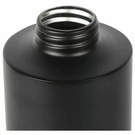 XINUY Black Soap Dispenser, Aluminum Soap Dispenser, 350 ML, Stainless, For Kitchen And Bathroom - Image 2
