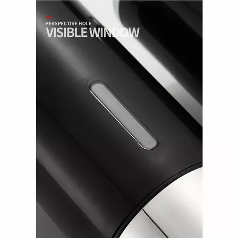 MIMIY 450ML Wall Mounted Soap Dispenser, Single Head Hand Soap Dispenser Liquid Shower Gel Shampoo For Kitchen Bathroom Hotel (Black) - Image 2