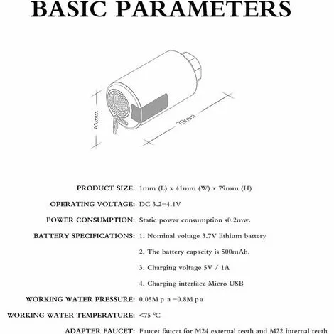 PENY Touchless Smart Faucet With Motion Sensor Water Saving Faucet For Bathroom Kitchen Fits Silver - Image 5