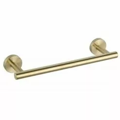 MIRLEY-UK Towel Rack With Drilling, 304 Stainless Steel Towel Rack, Bath Towel Rack Brushed Nickel Towel Holder For Bathroom, Kitchen, Gold, 30cm